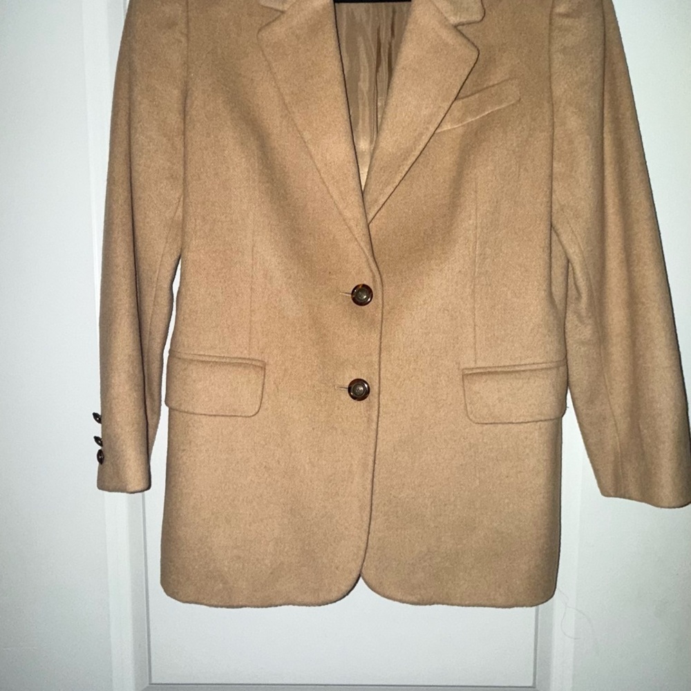 Talbots Camel Hair Blazer Vintage